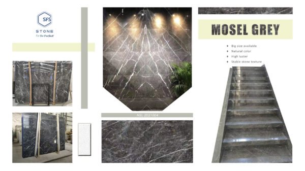 Mosel Grey Marble Slabs - Pan-Asian SFS Stone